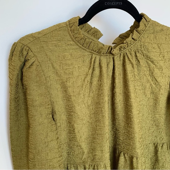 NWT Betsey Johnson Novelty Textured Tier Dress - Picture 6 of 8